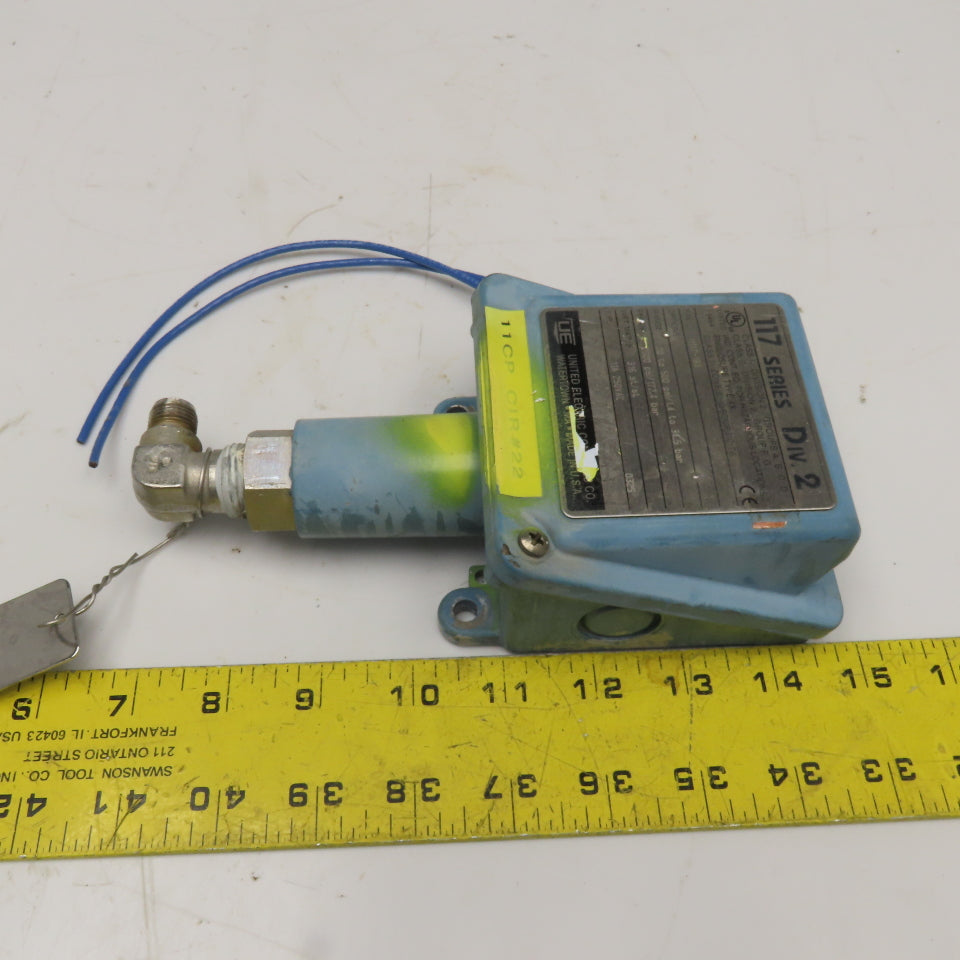 United Electric H117-193 20-500PSI Hazardous Location Pressure Switch 250VAC