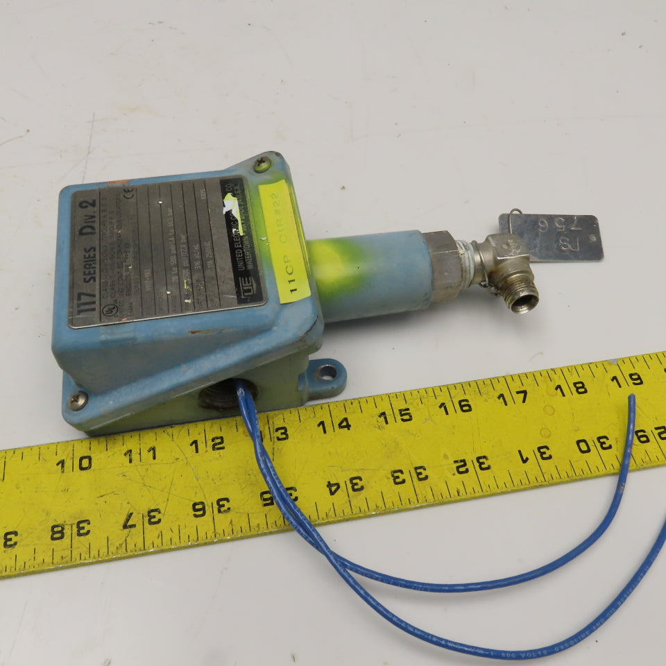 United Electric H117-193 20-500PSI Hazardous Location Pressure Switch 250VAC