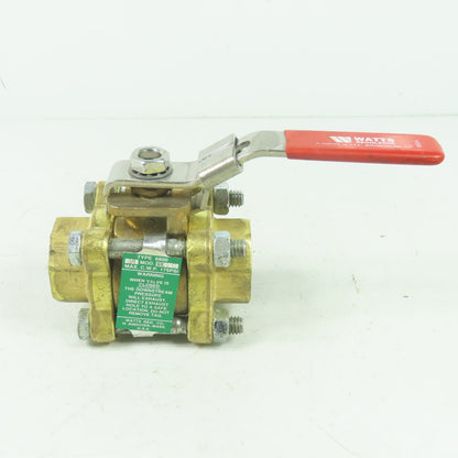 Watts Mod. SE C Type 6800 3/4" NPT Ball Valve 175PSI
