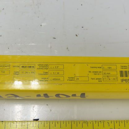 Sick C40S-0403DA010 Light Curtain 24VDC 0-19m Range
