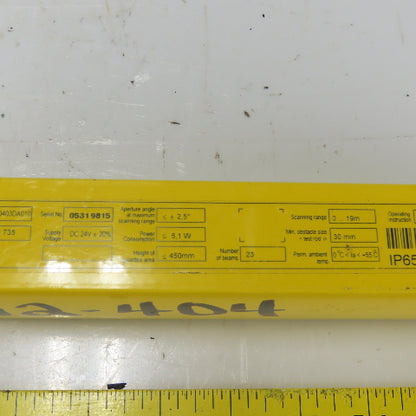 Sick C40S-0403DA010 Light Curtain 24VDC 0-19m Range