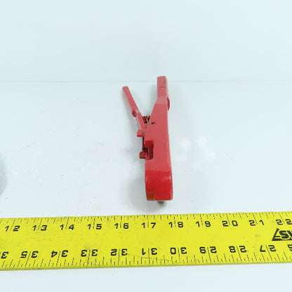 Bray 11-3/4" OAL Manual Butterfly Valve Handle W/02-0200-70010-529 Notched Plate