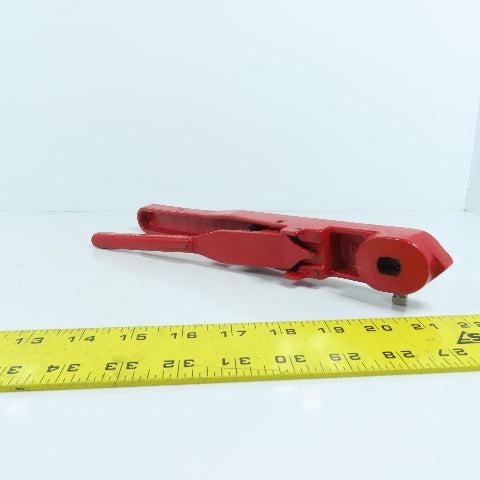 Bray 11-3/4" OAL Manual Butterfly Valve Handle W/02-0200-70010-529 Notched Plate