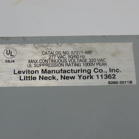 Leviton 57277-M3 Transient Voltage Surge Suppressor 277VAC 50/60Hz