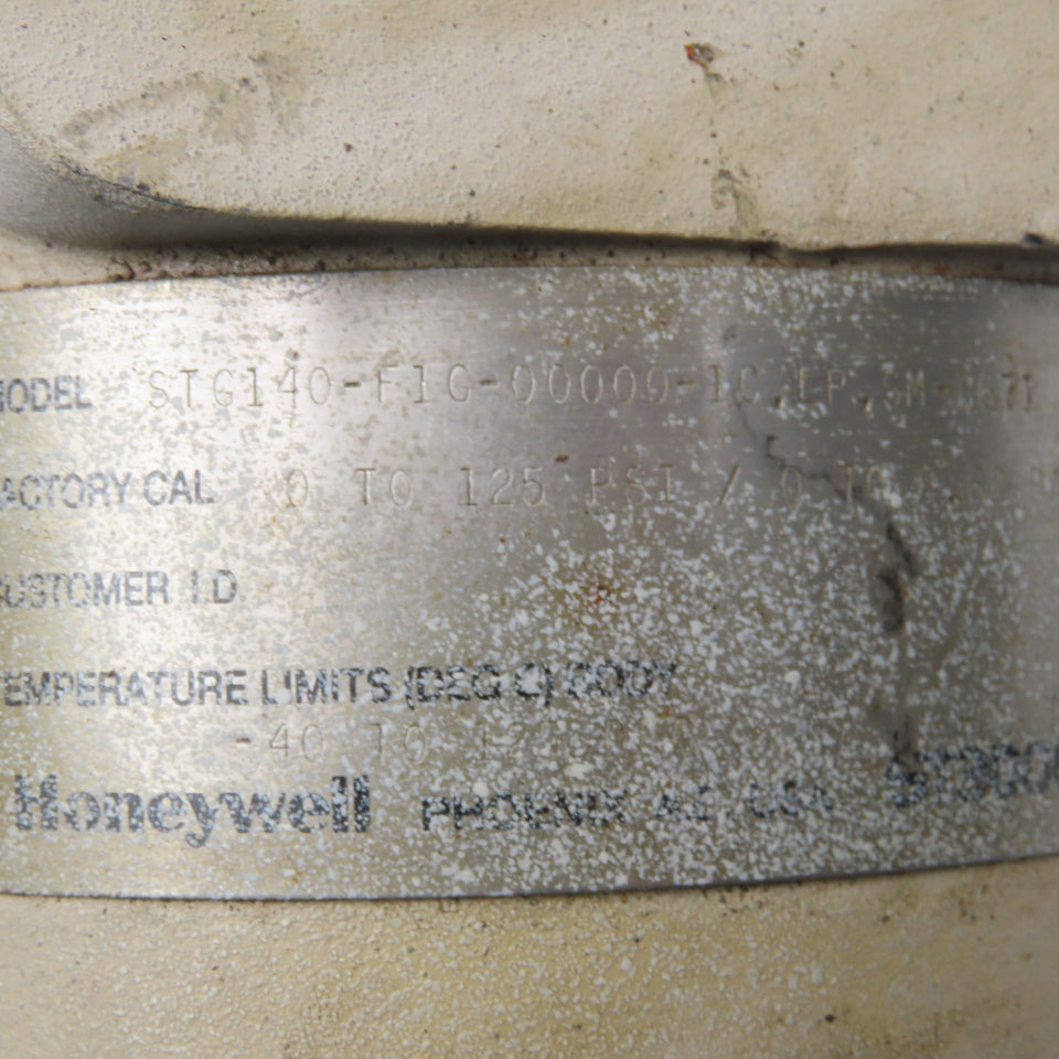 Honeywell STG140-F1G-00000-1C.LP.SM-B671 Smart Pressure Transmitter