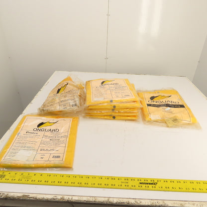 Onguard 79034 79052 Large Lot Of 6 Protective Hooded Jackets & 2 Bib Overall