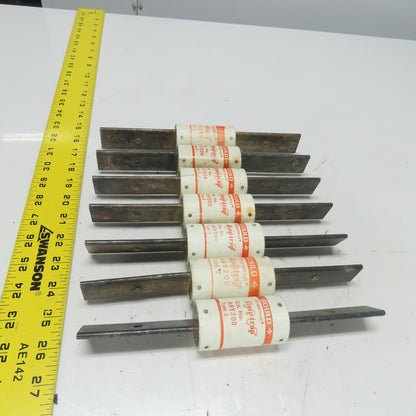 Gould A6Y200 Type 3 200A 600V Fuse Lot Of 7