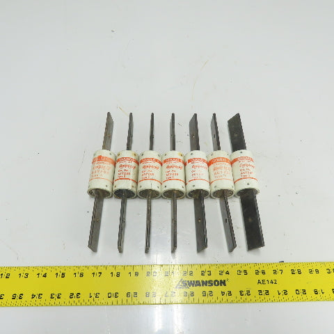 Gould A6Y200 Type 3 200A 600V Fuse Lot Of 7