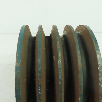 4A46B5.0 2012 5-5/16" OD x 3-1/4" Wide 4 Groove V-Belt Pulley 4650RPM Max