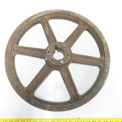 Browning 2TB184 18-3/4" OD x 1-3/4" Wide 2 Groove V-Belt Pulley 2-3/16" Bore