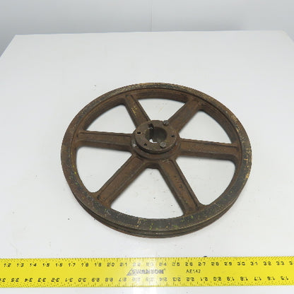 Browning 2TB184 18-3/4" OD x 1-3/4" Wide 2 Groove V-Belt Pulley 2-3/16" Bore