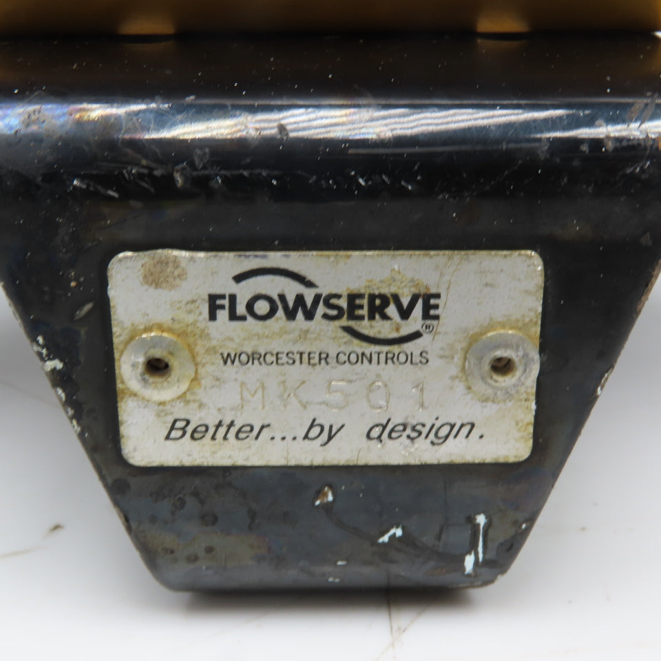 Flowserve 10 39 N R6 Pneumatic Valve Actuator 80PSI W/ Mount MK501