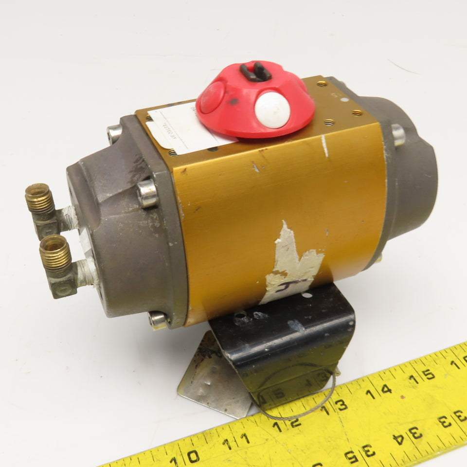 Flowserve 10 39 N R6 Pneumatic Valve Actuator 80PSI W/ Mount MK501