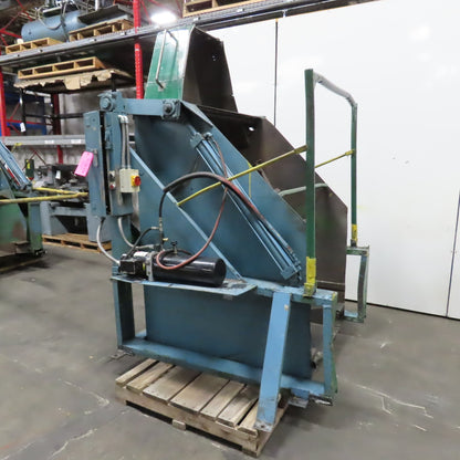 Custom Made 37" X 48 Deep Hydraulic Box Crate Bulk Material Tote Dumper 3PH