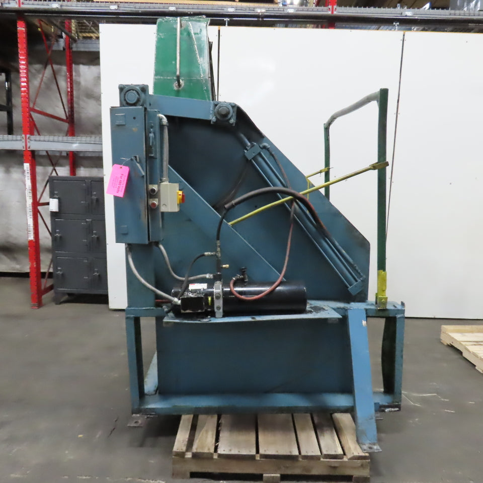Custom Made 37" X 48 Deep Hydraulic Box Crate Bulk Material Tote Dumper 3PH