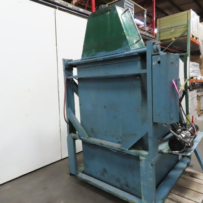 Custom Made 37" X 48 Deep Hydraulic Box Crate Bulk Material Tote Dumper 3PH