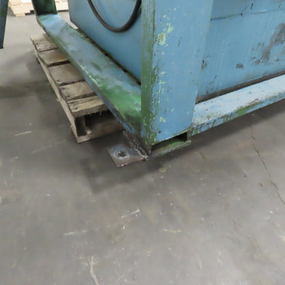 Custom Made 37" X 48 Deep Hydraulic Box Crate Bulk Material Tote Dumper 3PH