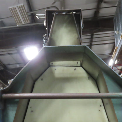 Custom Made 34.5" X 48 Deep Hydraulic Box Crate Bulk Material Tote Dumper 3PH