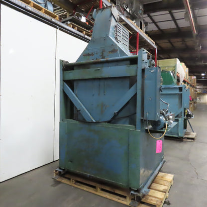 Custom Made 34.5" X 48 Deep Hydraulic Box Crate Bulk Material Tote Dumper 3PH