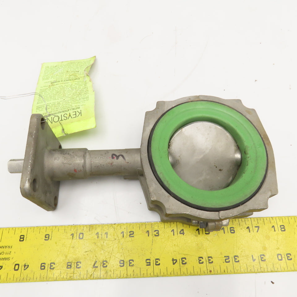 Bray 3" Wafer Mount Stainless Steel Butterfly Valve EDPM Lined