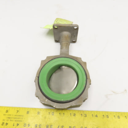 Bray 3" Wafer Mount Stainless Steel Butterfly Valve EDPM Lined