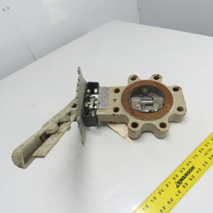 Flowserve 4-BX2-L3811A1V0NZ BX2 4" Butterfly Valve ASME 300 Stem H450 Disk D4