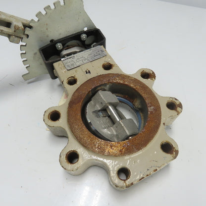 Flowserve 4-BX2-L3811A1V0NZ BX2 4" Butterfly Valve ASME 300 Stem H450 Disk D4