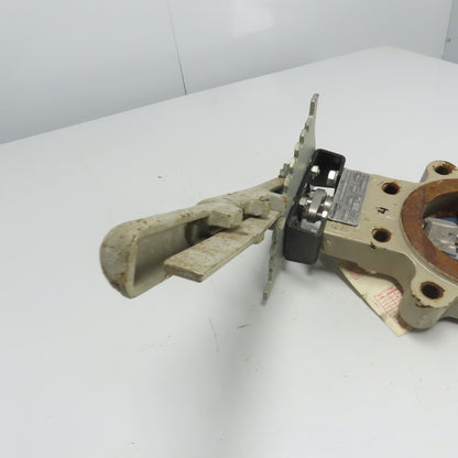 Flowserve 4-BX2-L3811A1V0NZ BX2 4" Butterfly Valve ASME 300 Stem H450 Disk D4