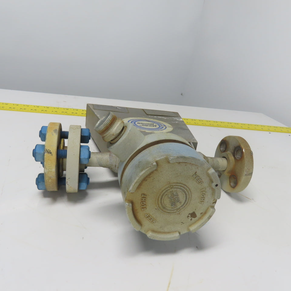 Micro motion DS040H125SU Mass Flow Sensor 1250PSIG Tube -240 To 177°C