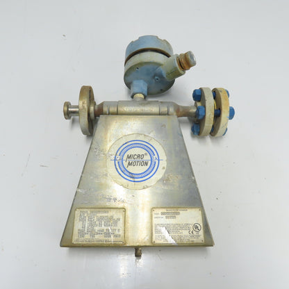 Micro motion DS040H125SU Mass Flow Sensor 1250PSIG Tube -240 To 177°C