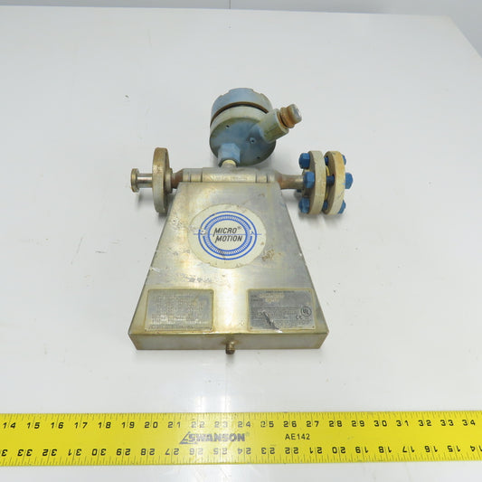 Micro motion DS040H125SU Mass Flow Sensor 1250PSIG Tube -240 To 177°C