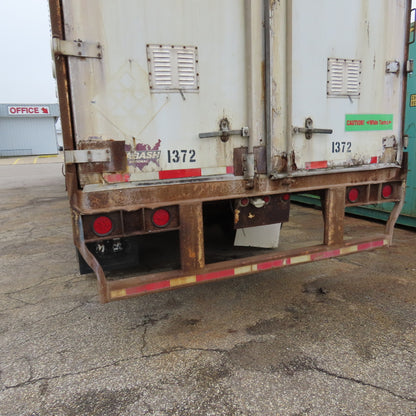 Wabash 1998 53' Tandem Axle Semi Trailer Van Storage 101"W x 110" Tall