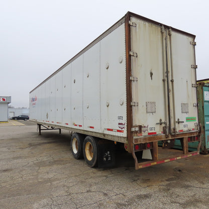 Wabash 1998 53' Tandem Axle Semi Trailer Van Storage 101"W x 110" Tall