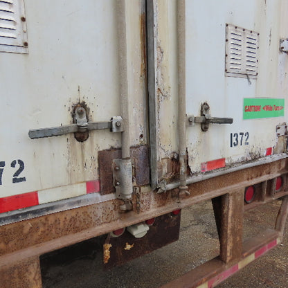 Wabash 1998 53' Tandem Axle Semi Trailer Van Storage 101"W x 110" Tall