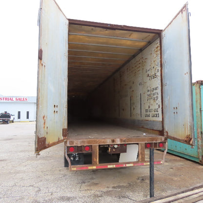 Wabash 1998 53' Tandem Axle Semi Trailer Van Storage 101"W x 110" Tall
