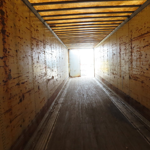 Wabash 1998 53' Tandem Axle Semi Trailer Van Storage 101"W x 110" Tall