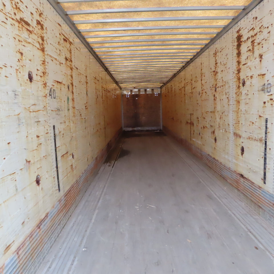 Wabash 1998 53' Tandem Axle Semi Trailer Van Storage 101"W x 110" Tall