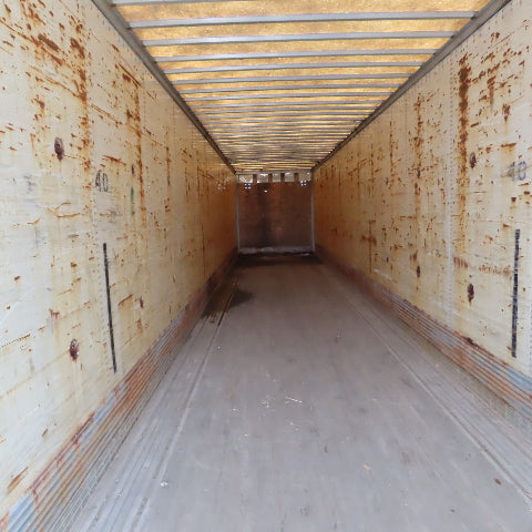 Wabash 1998 53' Tandem Axle Semi Trailer Van Storage 101"W x 110" Tall