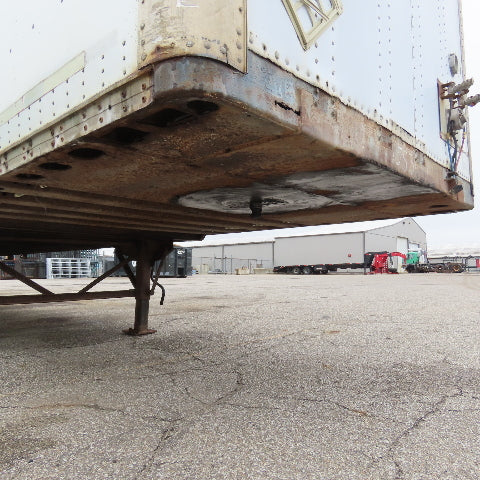 Wabash 1998 53' Tandem Axle Semi Trailer Van Storage 101"W x 110" Tall