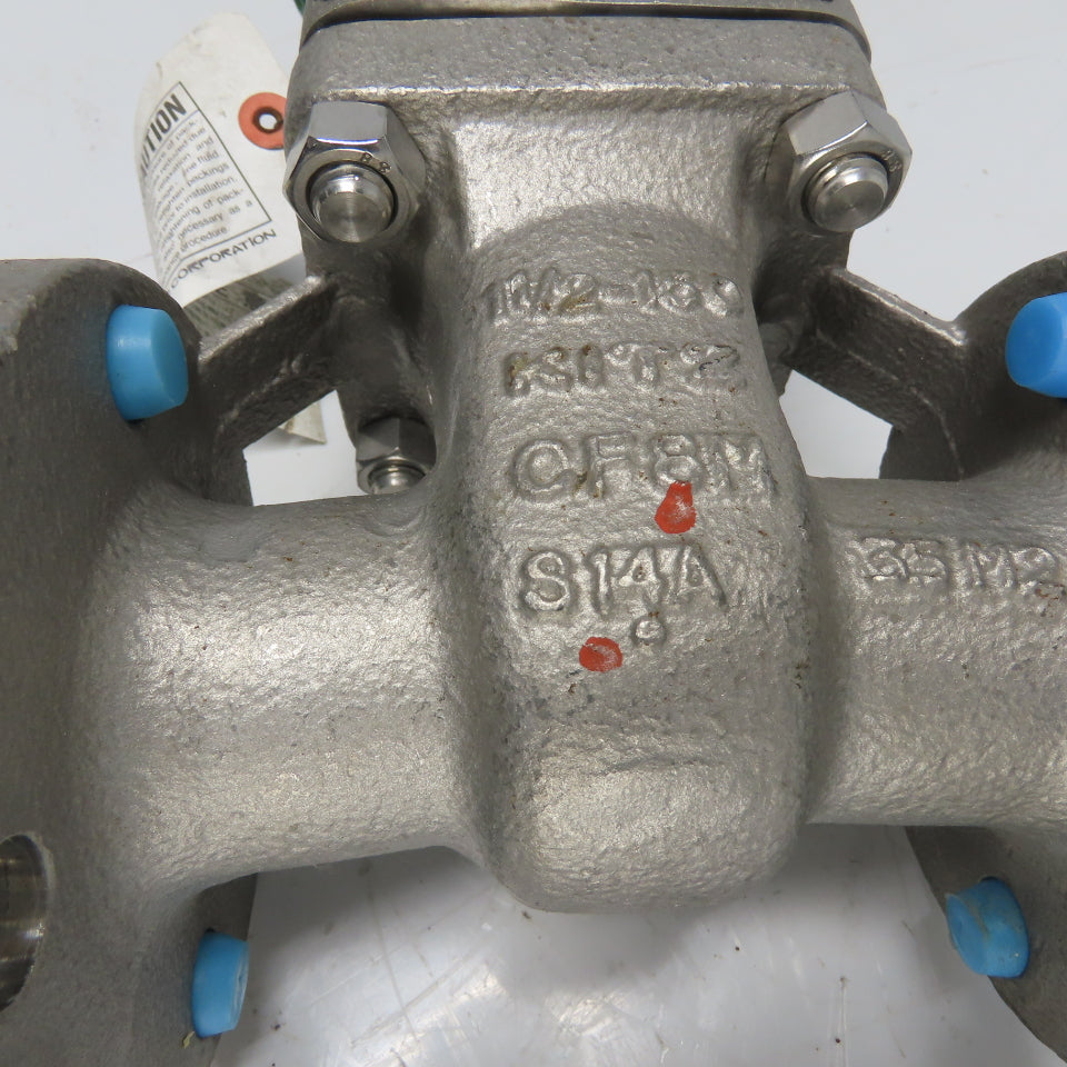 Kitz 150UMAM 1-1/2" Class 150 Stainless Gate Valve CF8M 170PSIG Stem 316