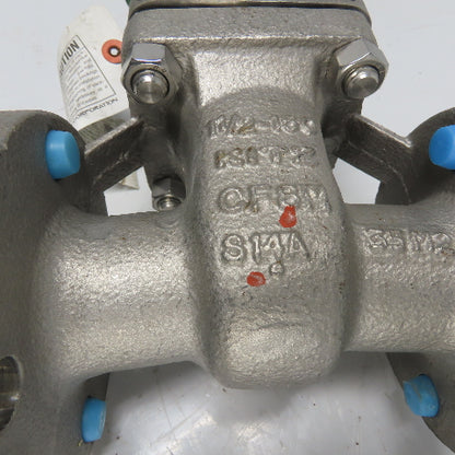 Kitz 150UMAM 1-1/2" Class 150 Stainless Gate Valve CF8M 170PSIG Stem 316