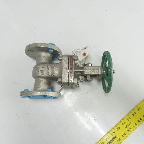 Kitz 150UMAM 1-1/2" Class 150 Stainless Gate Valve CF8M 170PSIG Stem 316