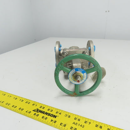 Kitz 150UMAM 1-1/2" Class 150 Stainless Gate Valve CF8M 170PSIG Stem 316