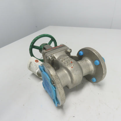 Kitz 150UMAM 1-1/2" Class 150 Stainless Gate Valve CF8M 170PSIG Stem 316