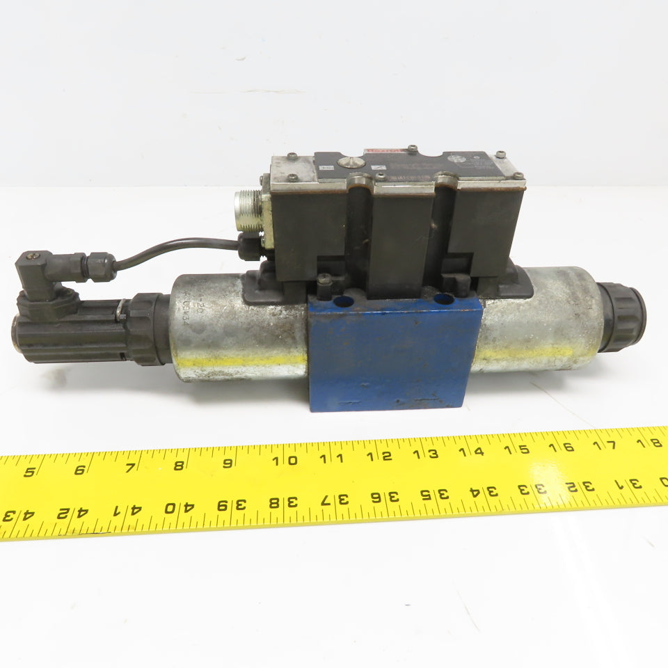 Rexroth MNR R900092731 Hydraulic Proportional Control Valve 24V Coils