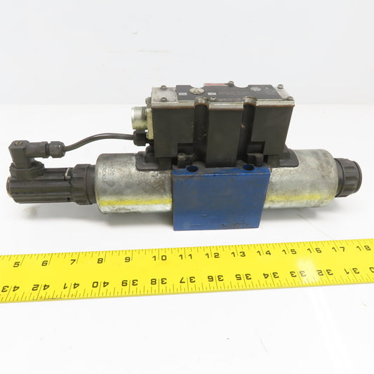 Rexroth MNR R900092731 Hydraulic Proportional Control Valve 24V Coils