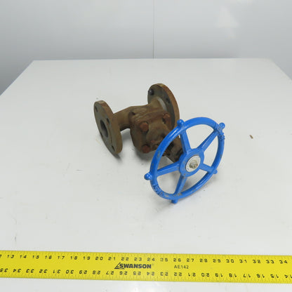 Velan F08-0074B-02TY 2" Globe Valve Class 150 Body A105N Stem 410 225PSIG