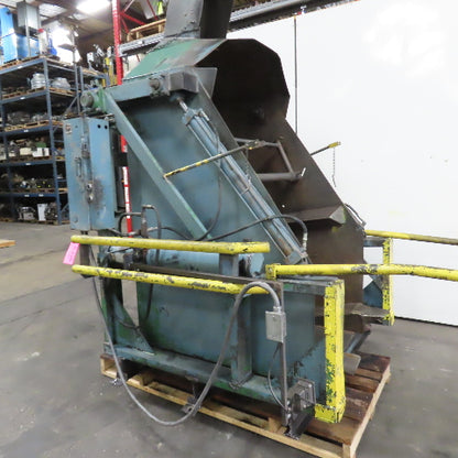 Custom Made 35.5" x 42 Deep Hydraulic Box Crate Bulk Material Tote Dumper 3PH