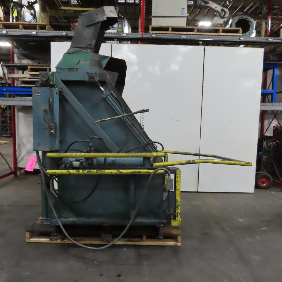 Custom Made 35.5" x 42 Deep Hydraulic Box Crate Bulk Material Tote Dumper 3PH