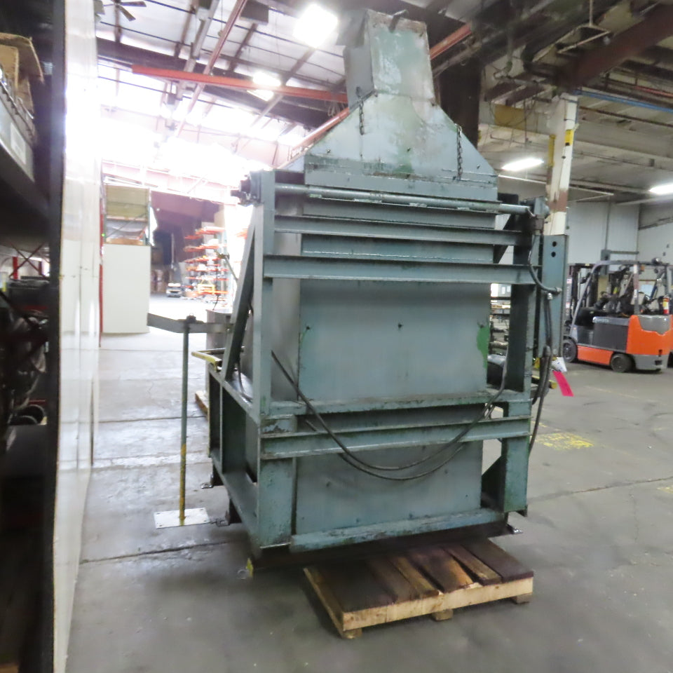 Custom Made 35.5" x 42 Deep Hydraulic Box Crate Bulk Material Tote Dumper 3PH